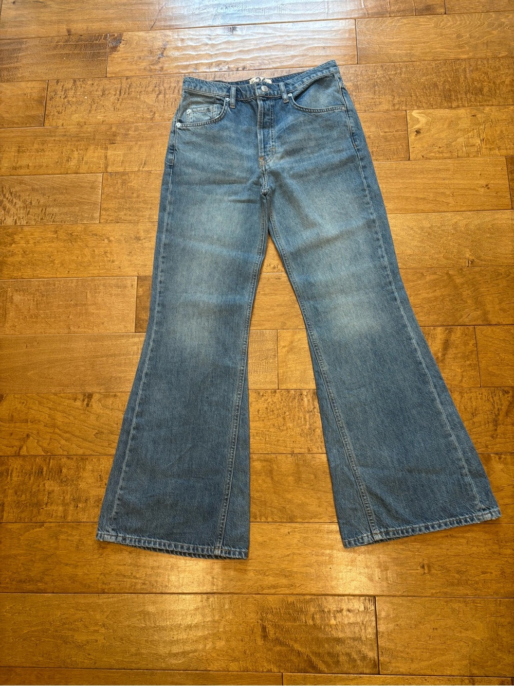 Free People We The Free Wide-Leg Jeans—Sz 26 NWOT